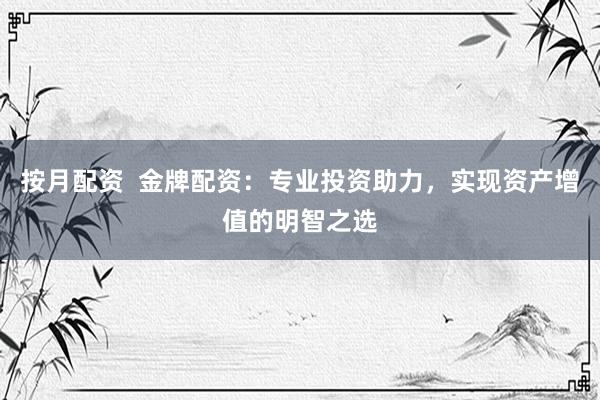 按月配资  金牌配资：专业投资助力，实现资产增值的明智之选